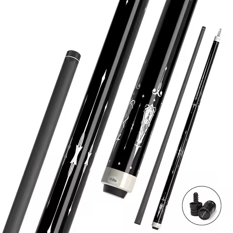 DAVID LOMAN phantom; Black whirlwind; aurora; flame Carbon Fiber Pool Cue 58 inches ,3/8 * 8-Pin Joi