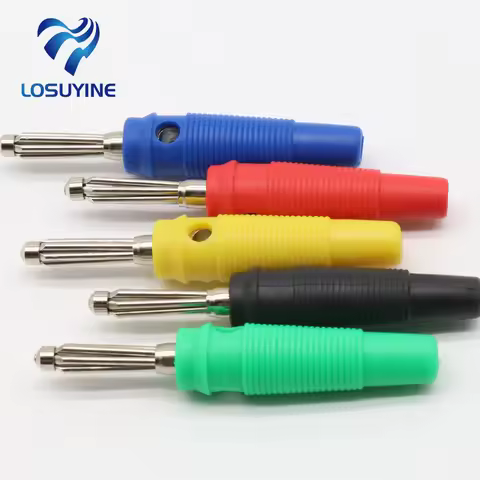 4MM Banana Plug Audio Speaker Connectors Amplifier Speaker Binding Post 4mm Banana Jack Plug For Cab