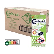 Cowhead UHT Milk Fat Free Slim 1L – Carton