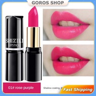 Black Matte Lipstick Waterproof Long Lasting Lipstick [goros]