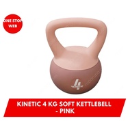 Kinetic 4 Kg Soft Kettlebell Pink Round Barbell