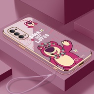 Casing OPPO reno 4 4G OPPO reno 4 pro OPPO reno 5 5G reno 5 pro Phone Case lotso Silicone pretty Phone Case Send Lanyard