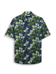 AIIZ (เอ ทู แซด) - AIIZ เสื้อเชิ้ตผู้ชายแขนสั้นพิมพ์ลาย
