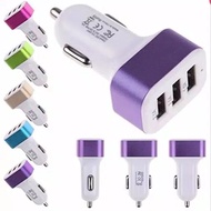 CHARGER MOBIL TRIPLE USB / Charger Mobil 3 Slot Usb