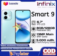Infinix smart 9 Ram 8+128GB Layar 67 inch.Original garansi Resmi infinix 1 tahun !! MURAH