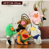 GANTUNGAN Ugly face key chain, Quackie family Crazy person key chain, Crazy person key chain, cute d