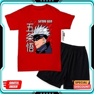 Anime Satoru Gojo Boys Girls T-Shirt Set Fg-09