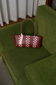 Pudee Sol Bag กระเป๋าพลาสติกสานปั้มลายหนัง (Pre-order 10-14 days)