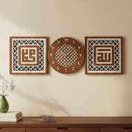 Limited Custom Frame Kaligrafi Khat Kufi – Hiasan Dinding Islamik Minimalis