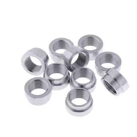 10x Car Exhaust O2 Sensor Bung Plug Nut Mount 25MM X1.5 Weld on Fittings