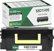 Remanufactured 58D1H00 Black High Yield Toner Repalcement for Lexmark 58D1H00 Toner Cartridge for MS