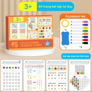 Focus Power Training Cards Set – Thinking Training & Concentration Ability for Children 3+, Free Era
