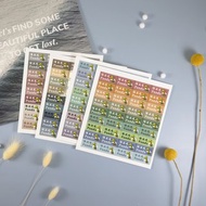 144入 畫你或寵物 粉色馬卡龍系大地色系-姓名貼 客製 防水 貼紙