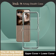 Imak Airbag Casing Motorola Razr 60 Ultra 5G Transparent Soft TPU Case Moto Razr60 Ultra 5G Clear Si