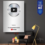 YOUTUBE PLAY BUTTON WALL DECORATIONS