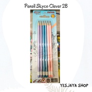{12pcs} Skyco Clever 2B Pencil / Wholesale 2B Wooden Pencil / Wholesale Pencil / Wholesale 2B Pencil