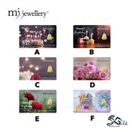 MJ Jewellery 5G Gold Collection 999.9/24K Happy Birthday Series Gold Bar F37 (0.2g)