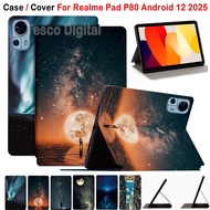 For Realme Pad P80 Android 12 2025 Fashion Galaxy Pattern Tablet Protective Case Tablet RealmePad P8