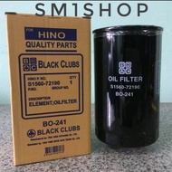 กรองน้ำมันเครื่อง ฮีโน่ -Mega FM1A (เครื่อง AO9C) -Mega FG8J (เครื่อง JO8E) -Victor FM1A (เครื่อง AO