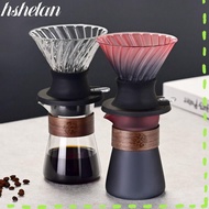 HSHELAA Coffee Dripper Switch, Glass Household Coffee Filters,  Pour Over Dripper Spiral Shape Mini 