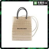 Balenciaga Shopping Crossbody Bag for Women in Gold