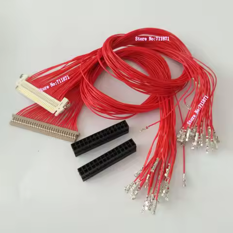 30Pin DF14 FI-X Custom Lcd Screen Line cable DF14-30S-1.25C FI-X30H FI-X30CL LVDS 1ch 2ch 6bit 8bit 