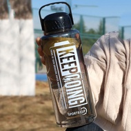 Big Large BPA-Free Sport Gym Training Drink Gallon Water Bottle with Straw 3000ml