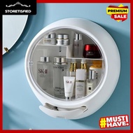 Kotak Alatan Mekap Dinding - Kapasiti Besar , Penutup Lutsinar - Sesuai Untuk Menyimpan Produk Kosme