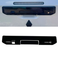 Xuming ที่หุ้มมือจับประตูที่เก็บของรถยนต์สีดำมันวาวสำหรับ Mitsubishi TRITON 2024-2025ตกแต่งที่จับประ