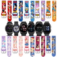 Disney printed Strap Mickey Mouse silicone band For Garmin vivoactive 3 4 245 venu 2plus sq