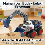 Budak Lelaki Lori Mainan Jengkaut Mainan Excavator Truck Toys Dumper Truck Car Toys Truck Toys Bulld