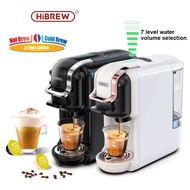 Coffee Machine HiBREW 5 In1 Capsule Coffee Machine HotCold 19Bar Espresso Coffee Maker For Nespresso  Dolce Gusto  K-cup  ESE Pod  Coffee Powder H2
