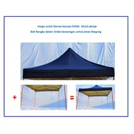 FAMA Canvas Only Canopy Tent 10' x 10' (3m x 3m) Kanvas Sahaja Kanopi Khemah