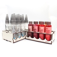 DSPIAE X Style-X Acrylic Paints and Mixing Bottles for Wash-free Airbrush & Display Set XG 101-107