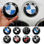 ZR For 45mm 74mm 82mm Car Front Hood Sticker Auto Trunk Rear Emblem Badge Decal Badge BONNET Hood Front Rear Trunk Logo for BMW X1 X3 X5 X6 1 3 5 7 Series Accessories