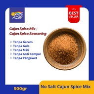 Cajun 500gr WITHOUT Salt, Cajun Spice Mix / Cajun Seasoning No Salt 500gr