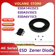 5Pcs/LOT Zener CHIP ESDA14V2SC5 SOT23-5L SMD 5V3SC5 SOT-753  ESDA6V1SC5 SC-74A JMFX