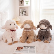 Rytanda Simulated Sheep Plush Toy for Kid Boy Girl Plushie Doll Alpaca Sheep Pillow Baby Sleeping Pi