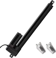JQDML 24V 10 Inch Stroke Linear Actuator Heavy Duty 660lbs/3000N IP65 Waterproof Speed 0.2"/sec Line