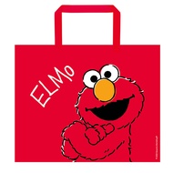 Bundanjai (หนังสือ) SST1 กระเป๋ากระสอบสาน PP Sesame Street Elmo PP Woven Bag 50Wx40Hx15S cm