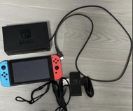 Nintendo switch 藍紅色 舊版 主機