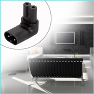 RUN Figure 8 IEC320 C7 to C8 90 Degree UP and Down Angled IEC C8 to C7 AC Power Adapter Male Female 