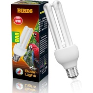 DoRight UVB 5.0 Bulb for Birds Compact Fluorescent Light Bulb E26, UVB 5.0 Bird Light Bulb Compact U