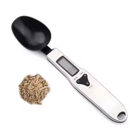 Portable LCD Digital Measuring Spoon 500g/0.1g Electronic Kitchen Scale Gram Food Weight Volume Meas