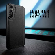 Samsung A35 5G Case Softcase LEATHER BLACK CAMERA PROTECTION Case Casing Hp Samsung A35 5G