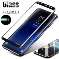 Samsung Galaxy 3D Full Cover Tempered Glass Film / Full Curved Protective Screen Protector For Samsung Galaxy S20,S20Plus,S20Ultra,S10E,S10,S10Plus,S9,S9Plus,S8,S8Plus,Note10,Note10Plus,Note9,Note8 / [Fingerprint Unlock] [Case Friendly]