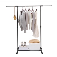 Double-pole Clothes Rack Stand Clothes Hanging Stand   Organizer Hanger