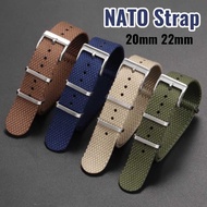 NATO Strap ZULU Nylon Bracelet 20mm 22mm Canvas Watch Band for Seiko 5 One Piece Loop Sport Military