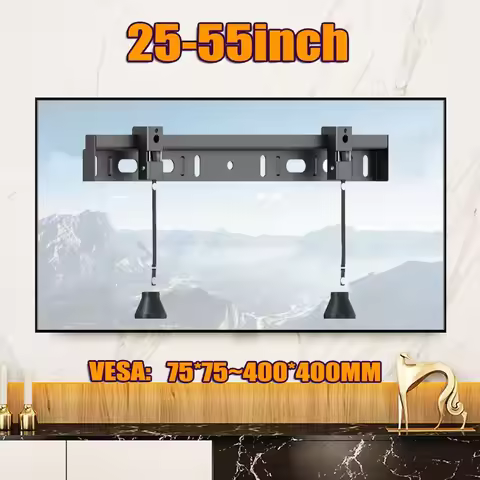 TV Wall Mount Fixed for Most 25-55 Inch TV Two Hole Hanging Bracket Easy Install Wall Mount TV stand