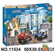 Bemular Hobby BM1 Compatible with City 60246 Police Station 11534 Building blocks Boy Toy EC2